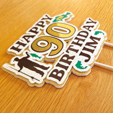 Load image into Gallery viewer, Custom Fishing Cake Topper