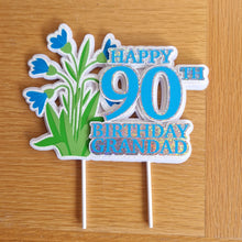 Load image into Gallery viewer, Custom Flower Cake Topper