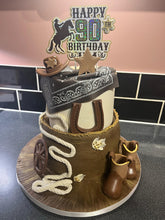 Load image into Gallery viewer, Custom Cowboy Wild West Cake Topper