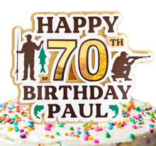 Load image into Gallery viewer, Custom Fishing and Hunting / Shooting Cake Topper