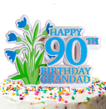 Load image into Gallery viewer, Custom Flower Cake Topper