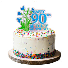 Load image into Gallery viewer, Custom Flower Cake Topper