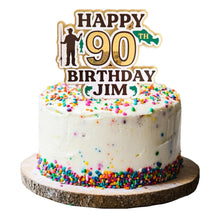 Load image into Gallery viewer, Custom Fishing Cake Topper