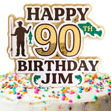 Load image into Gallery viewer, Custom Fishing Cake Topper