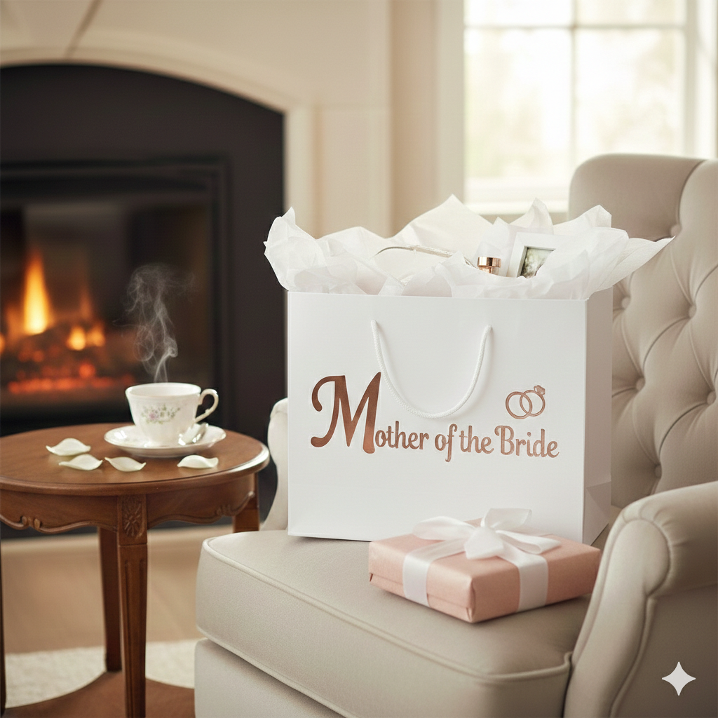 Wedding Planner Luxury Gift Bag with White Tissue Paper – Standard or Personalised