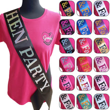 Load image into Gallery viewer, Hen Party Holographic Sash
