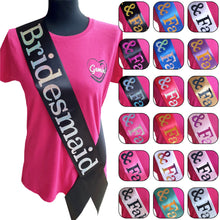 Load image into Gallery viewer, Bridesmaid Holographic Sash