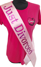 Load image into Gallery viewer, Just Divorced Holographic Sash