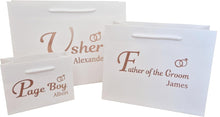 Load image into Gallery viewer, Personalised Wedding Gift Wrap Bags
