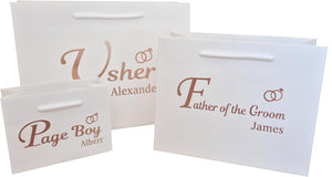 Personalised Wedding Gift Wrap Bags