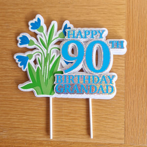 Custom Flower Cake Topper