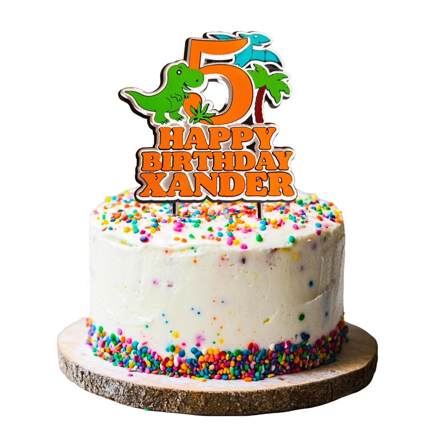 Custom Dinosaur Cake Topper
