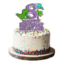 Load image into Gallery viewer, Custom Dinosaur Cake Topper

