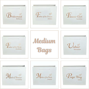 Personalised Wedding Gift Wrap Bags