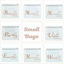 Load image into Gallery viewer, Personalised Wedding Gift Wrap Bags
