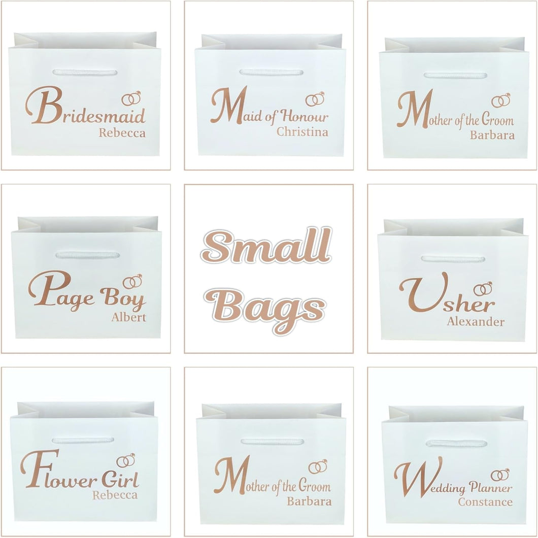 Personalised Wedding Gift Wrap Bags