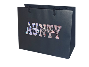 Happy Birthday Gift Wrap Bags - Family