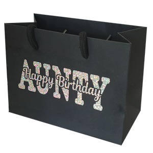 Happy Birthday Gift Wrap Bags - Family