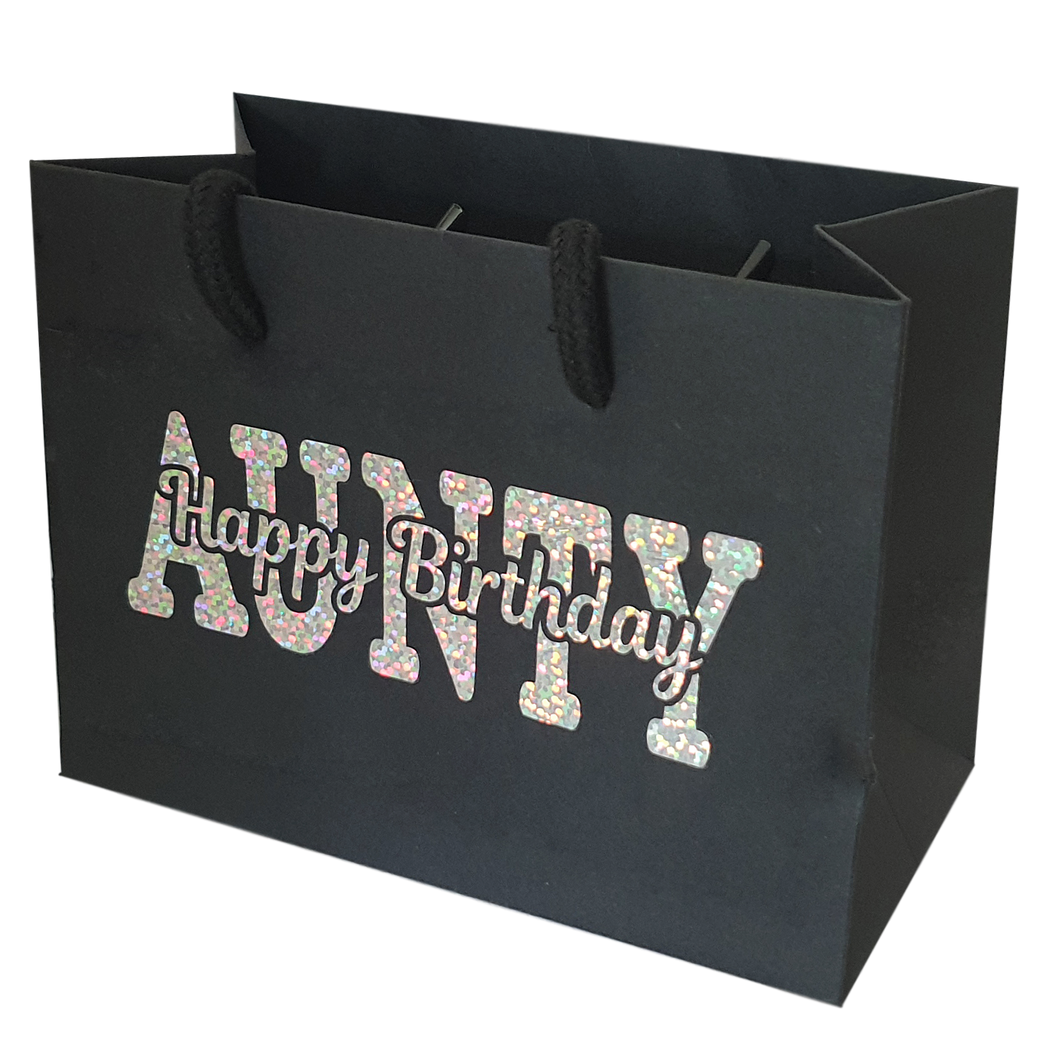 Happy Birthday Gift Wrap Bags - Family