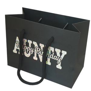 Happy Birthday Gift Wrap Bags - Family