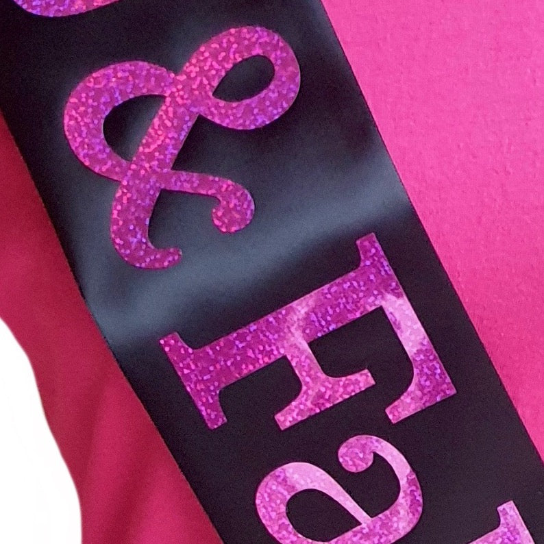 80 Years Young Birthday Holographic Sash