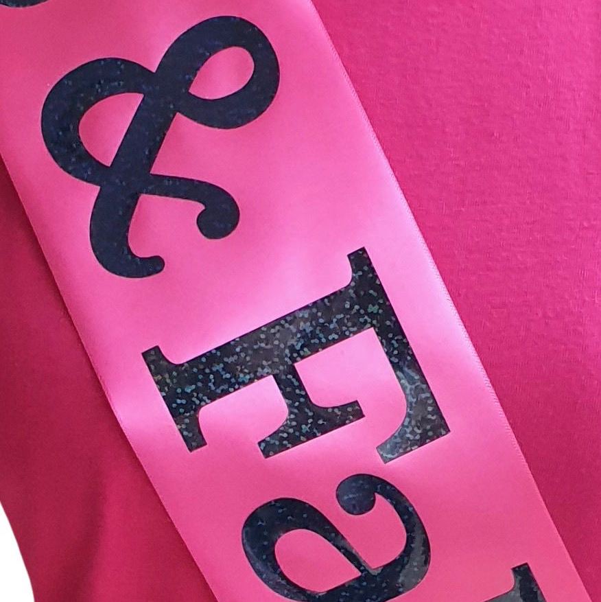 Maid of Honour Holographic Sash