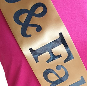 Grooms Mum Holographic Sash