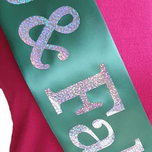 Load image into Gallery viewer, Officially A Teenager Holographic Birthday Sash
