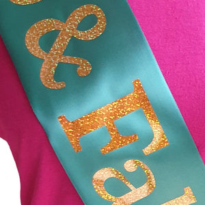 Grooms Mum Holographic Sash