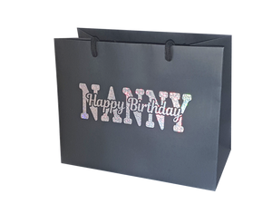 Happy Birthday Gift Wrap Bags - Family