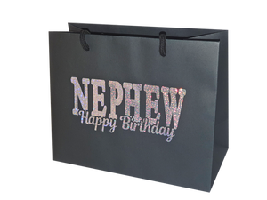 Happy Birthday Gift Wrap Bags - Family