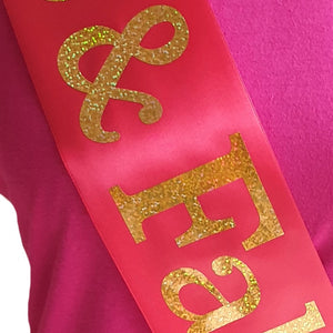 Grooms Mum Holographic Sash