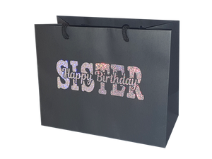 Happy Birthday Gift Wrap Bags - Family