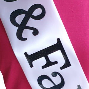 30 and Fabulous Holographic Birthday Sash