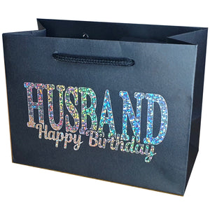 Happy Birthday Gift Wrap Bags - Family