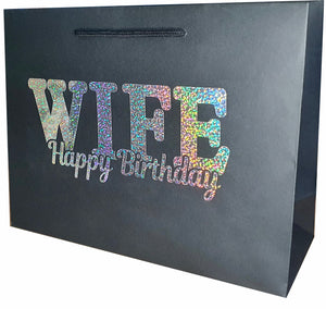 Happy Birthday Gift Wrap Bags - Family